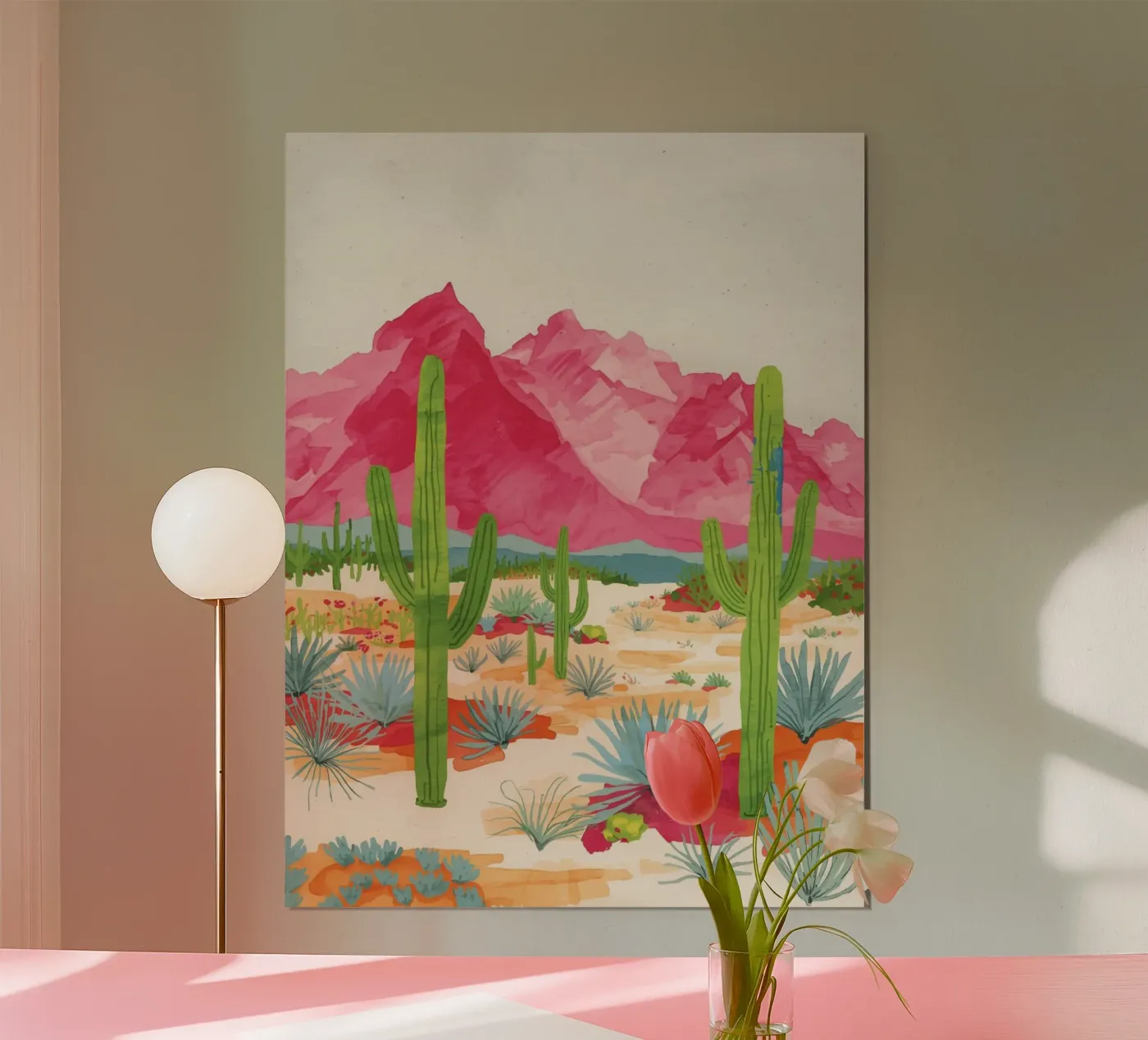 Desert poster da ilustration sofia doyle