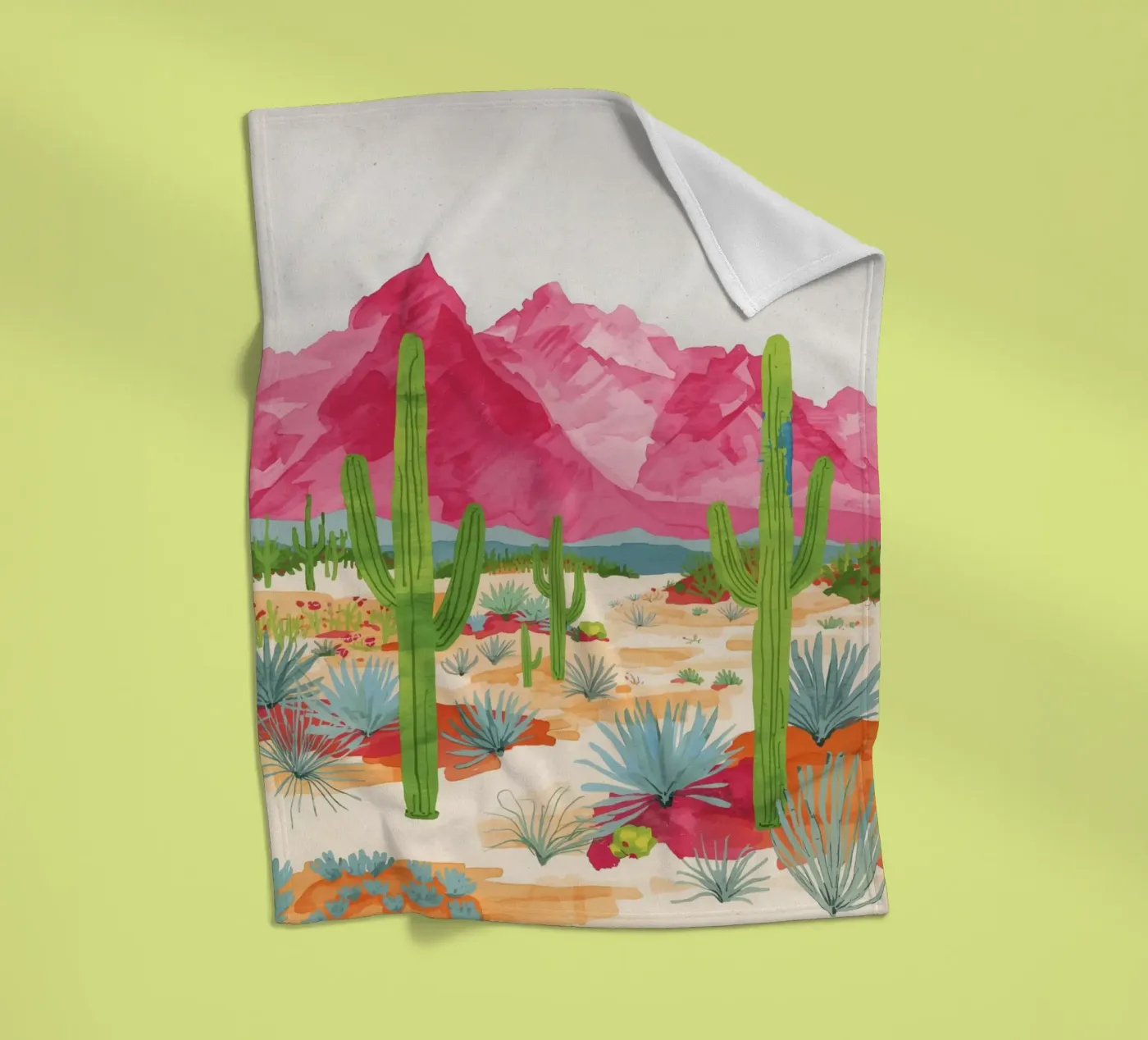 Desert Fleecedecke von ilustration sofia doyle