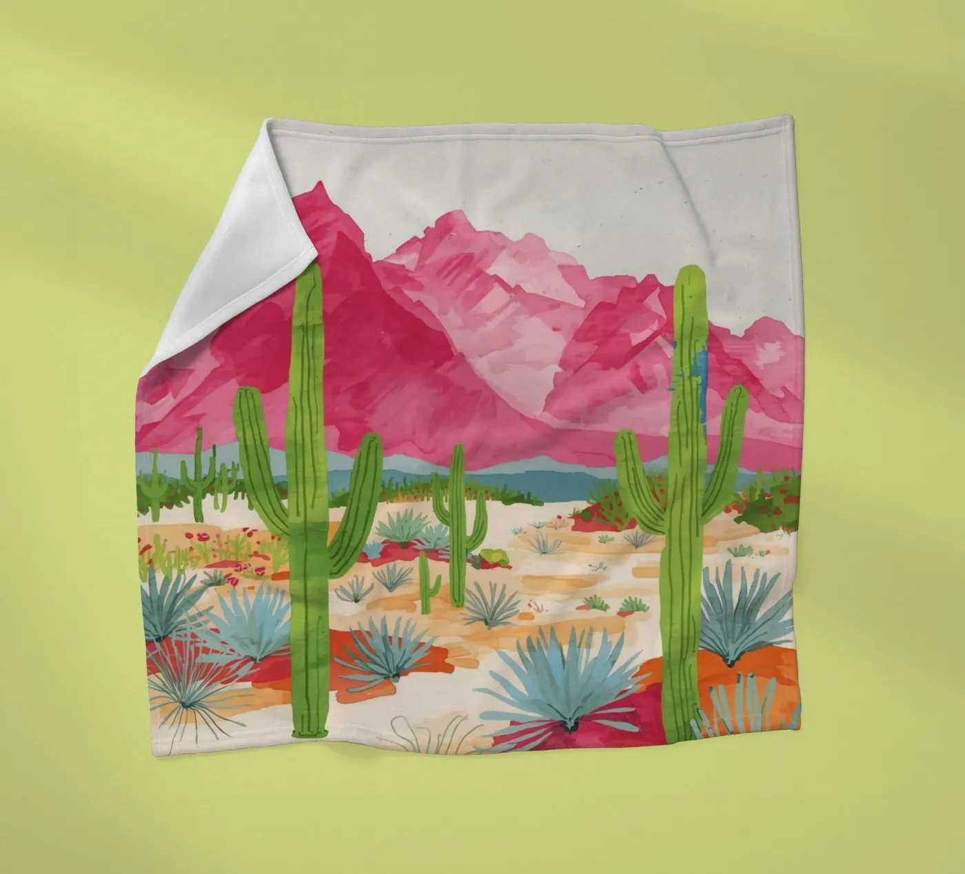 Desert Fleecedecke von ilustration sofia doyle