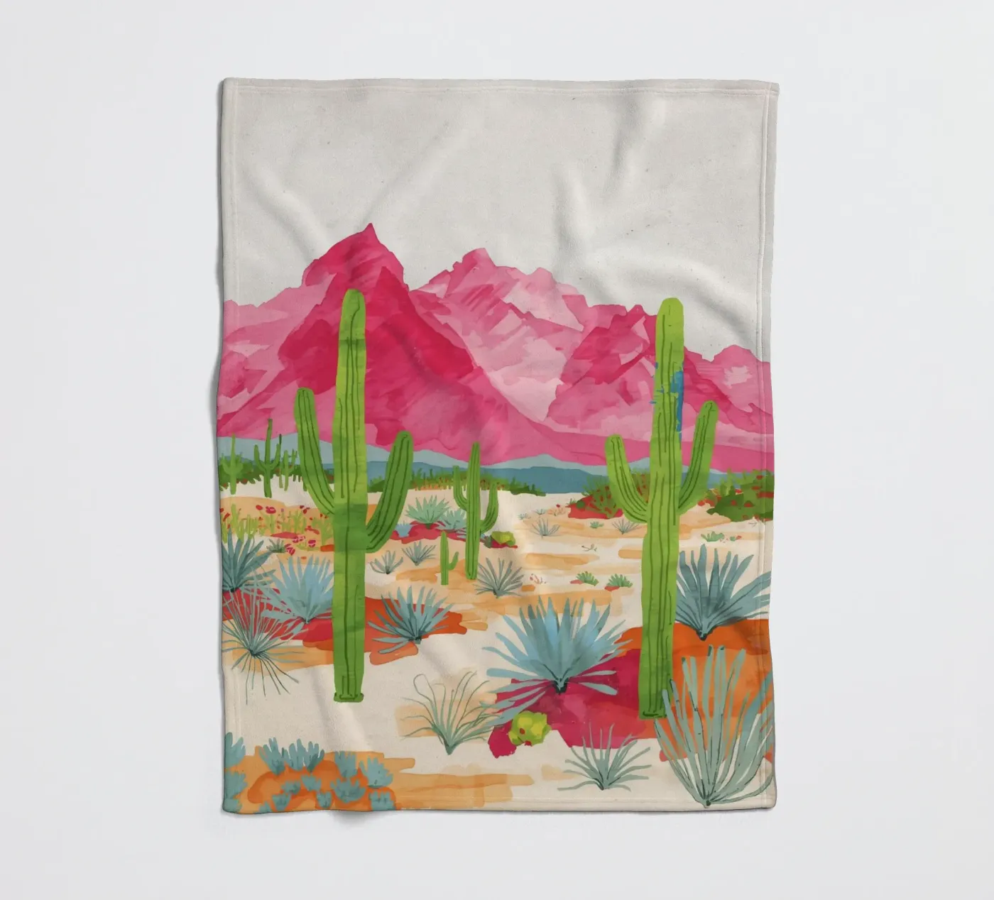 Desert Fleecedecke von ilustration sofia doyle