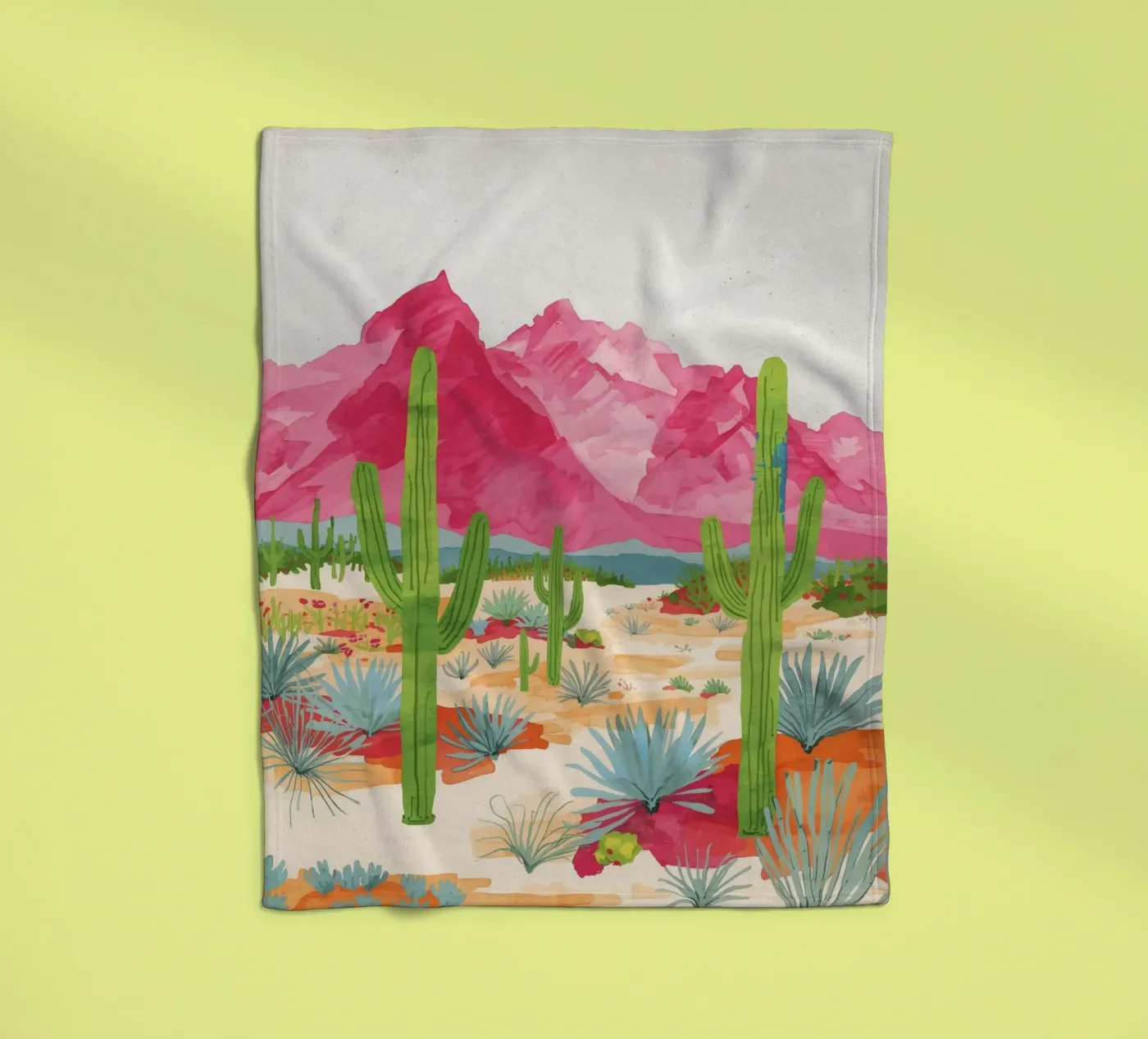 Desert Fleecedecke von ilustration sofia doyle