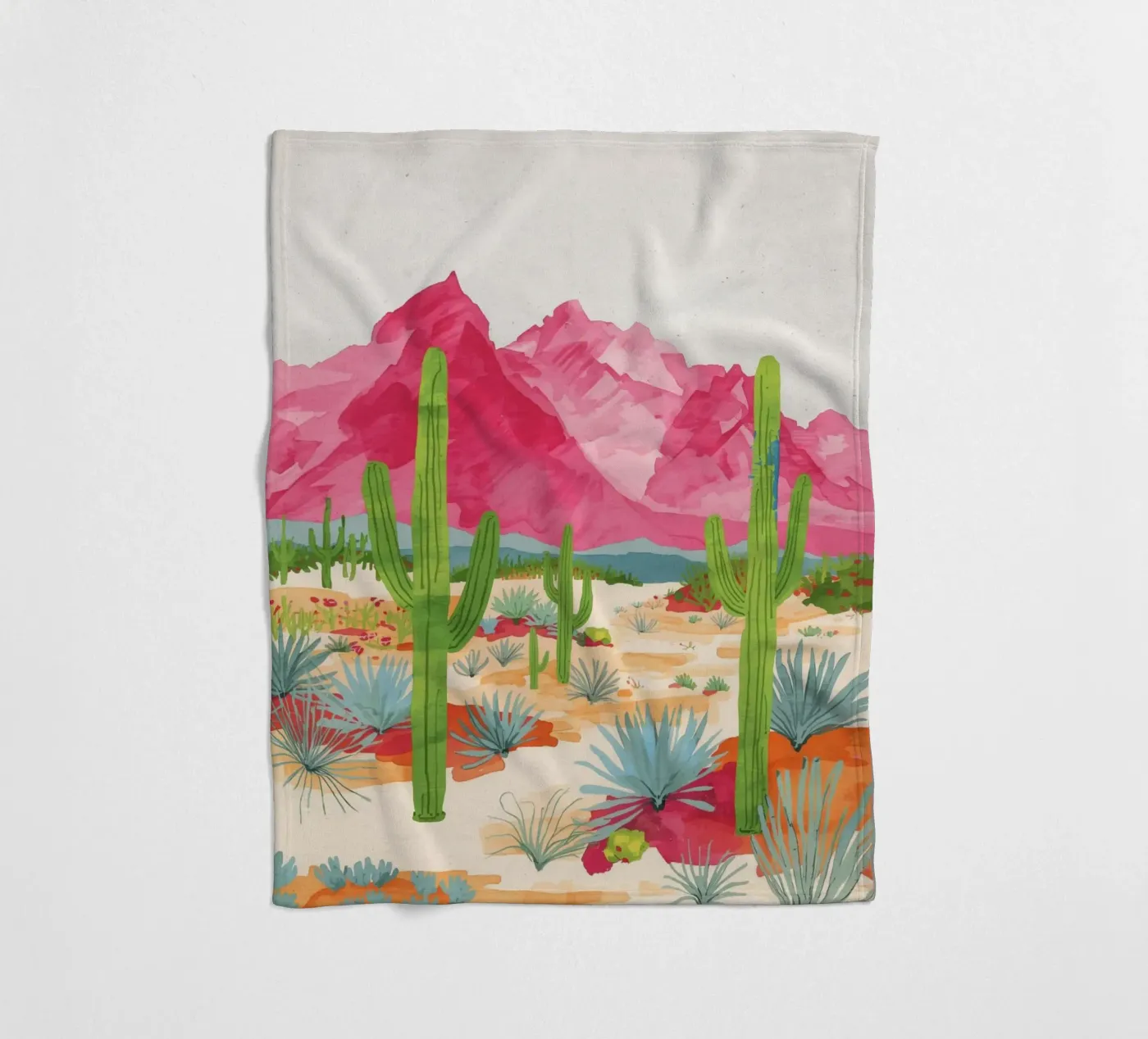 Desert Fleecedecke von ilustration sofia doyle