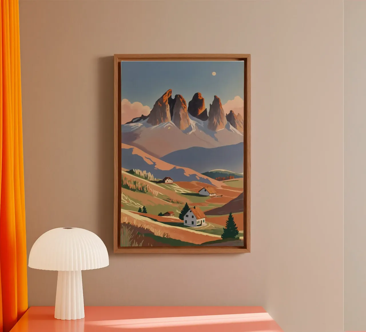 The Three Peaks in autumn | Work 1 canvas by AlbertKlee