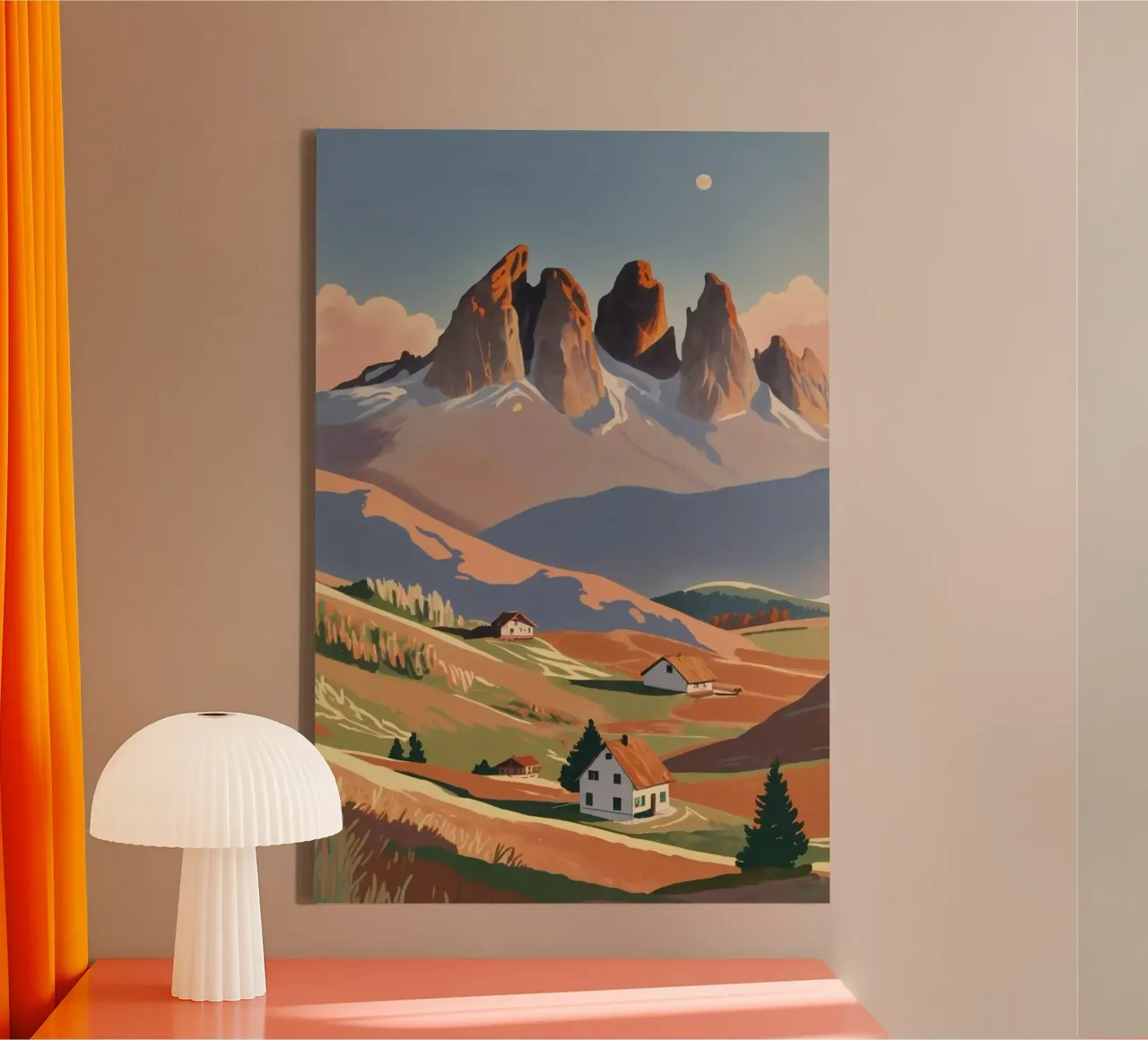 The Three Peaks in autumn | Work 1 canvas by AlbertKlee