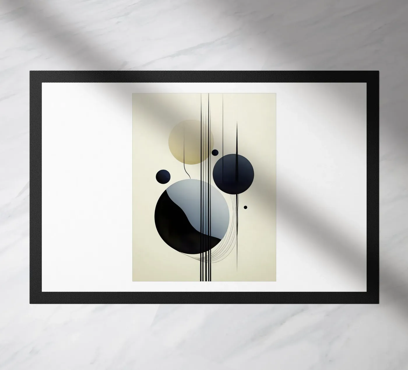 Luminous Alignment doormat by David