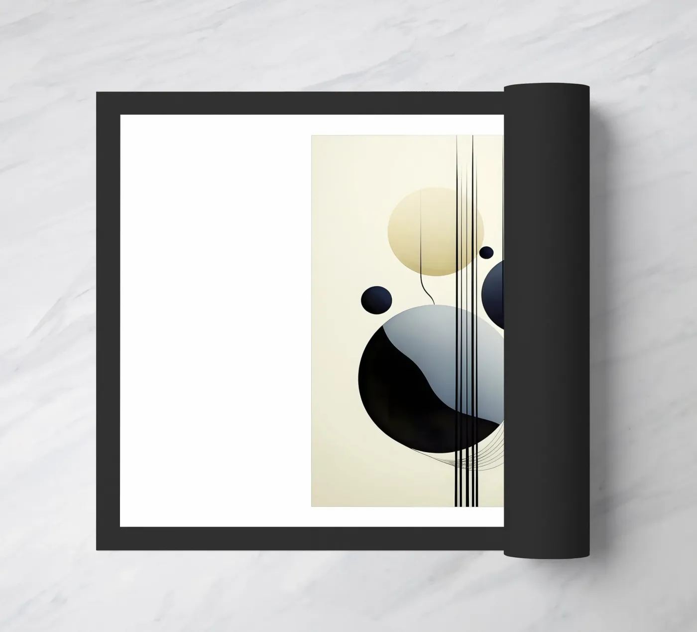 Luminous Alignment doormat by David