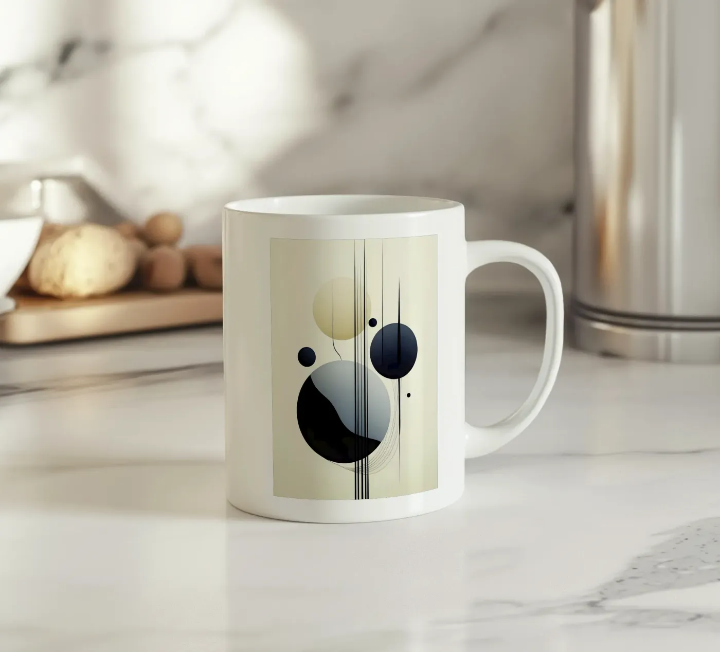 Luminous Alignment ceramic mug by David