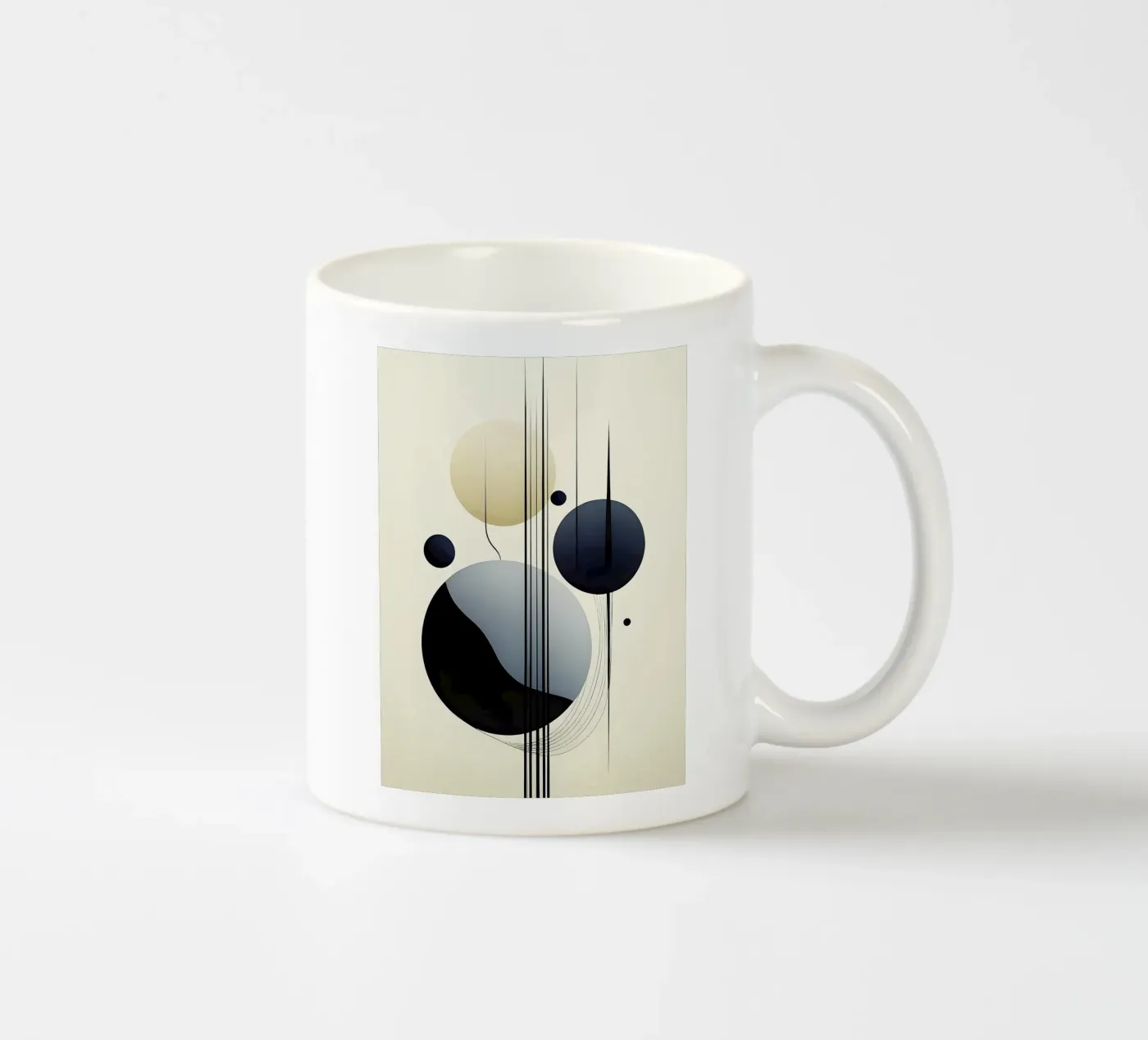 Luminous Alignment ceramic mug by David