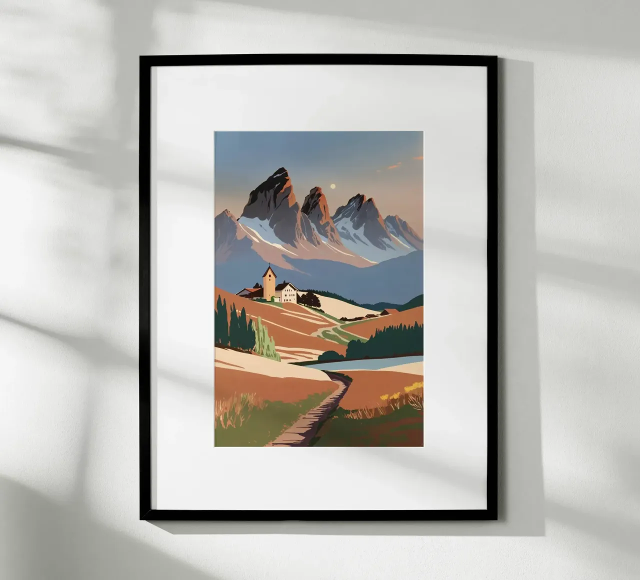 Le Tre Cime in autunno | Lavoro 4 carta hahnemühle da AlbertKlee