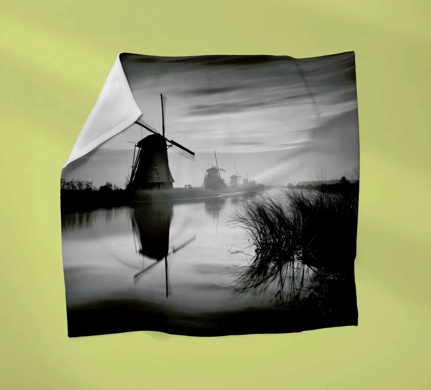 Kinderdijk fleecedeken van Håggard Photography | Ronny Behnert