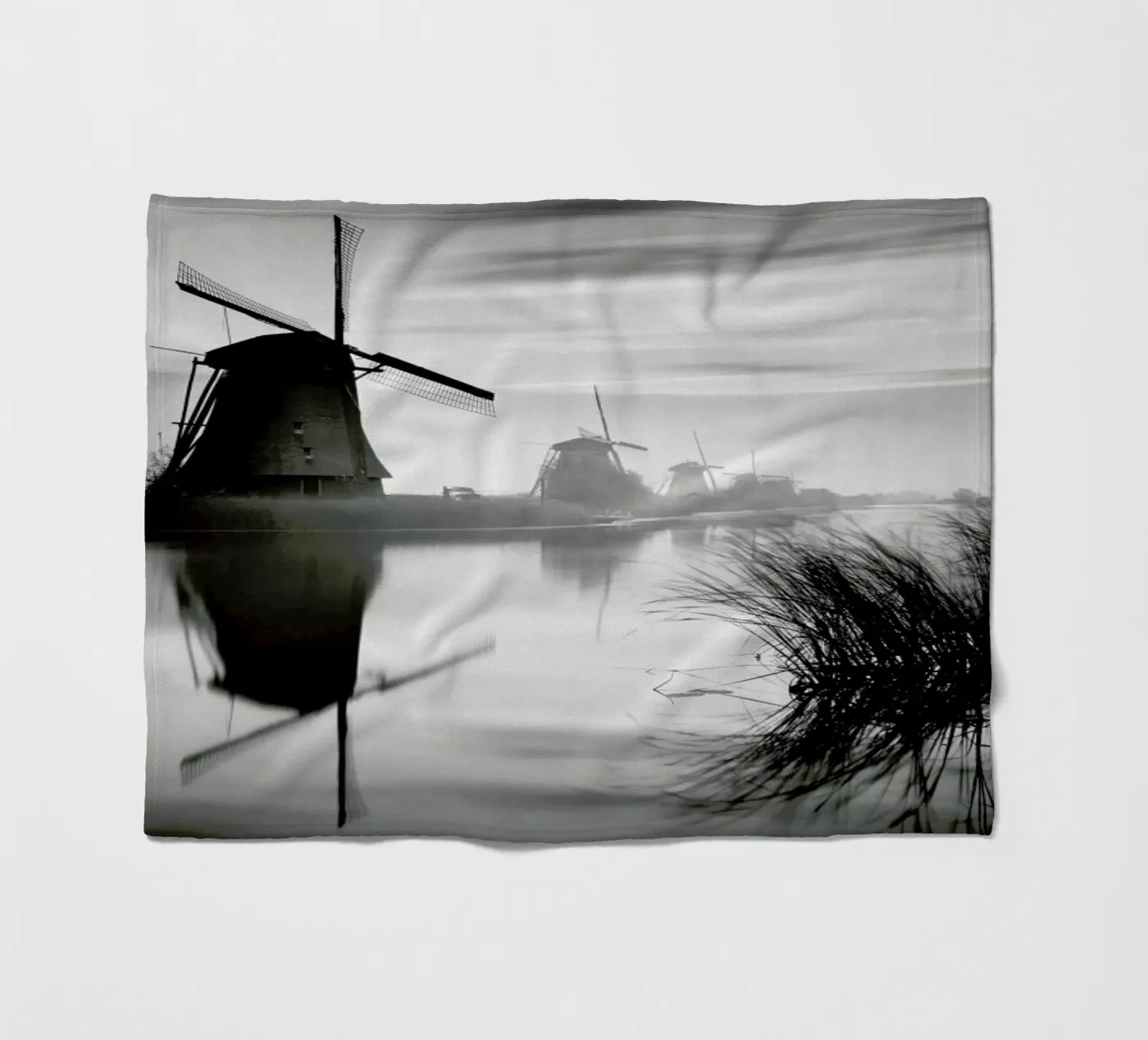 Kinderdijk fleecedeken van Håggard Photography | Ronny Behnert