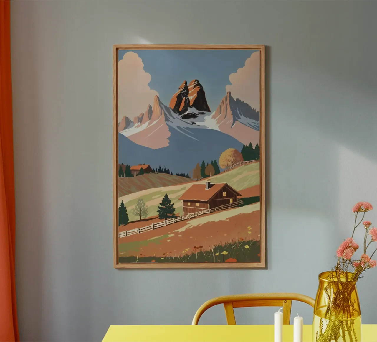 Le Tre Cime in autunno | Werk 5 pannello forex da AlbertKlee
