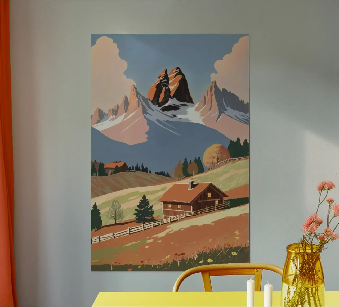 Le Tre Cime in autunno | Werk 5 carta hahnemühle da AlbertKlee