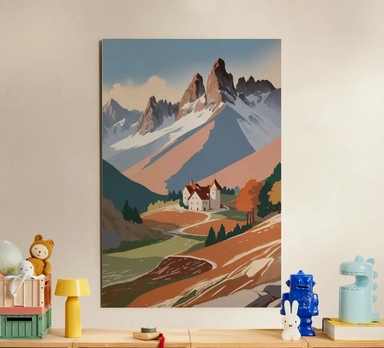 Tre cime in autunno | Lavoro 7 alluminio dibond da AlbertKlee