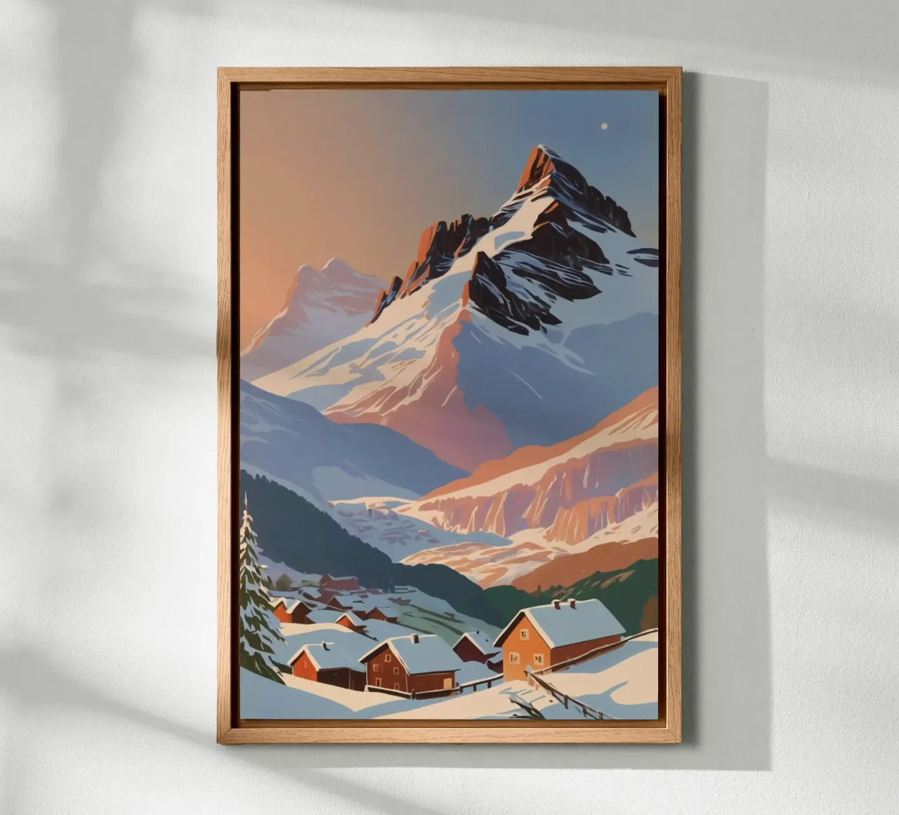 Three Peaks in winter | Work 2 alu-dibond by AlbertKlee