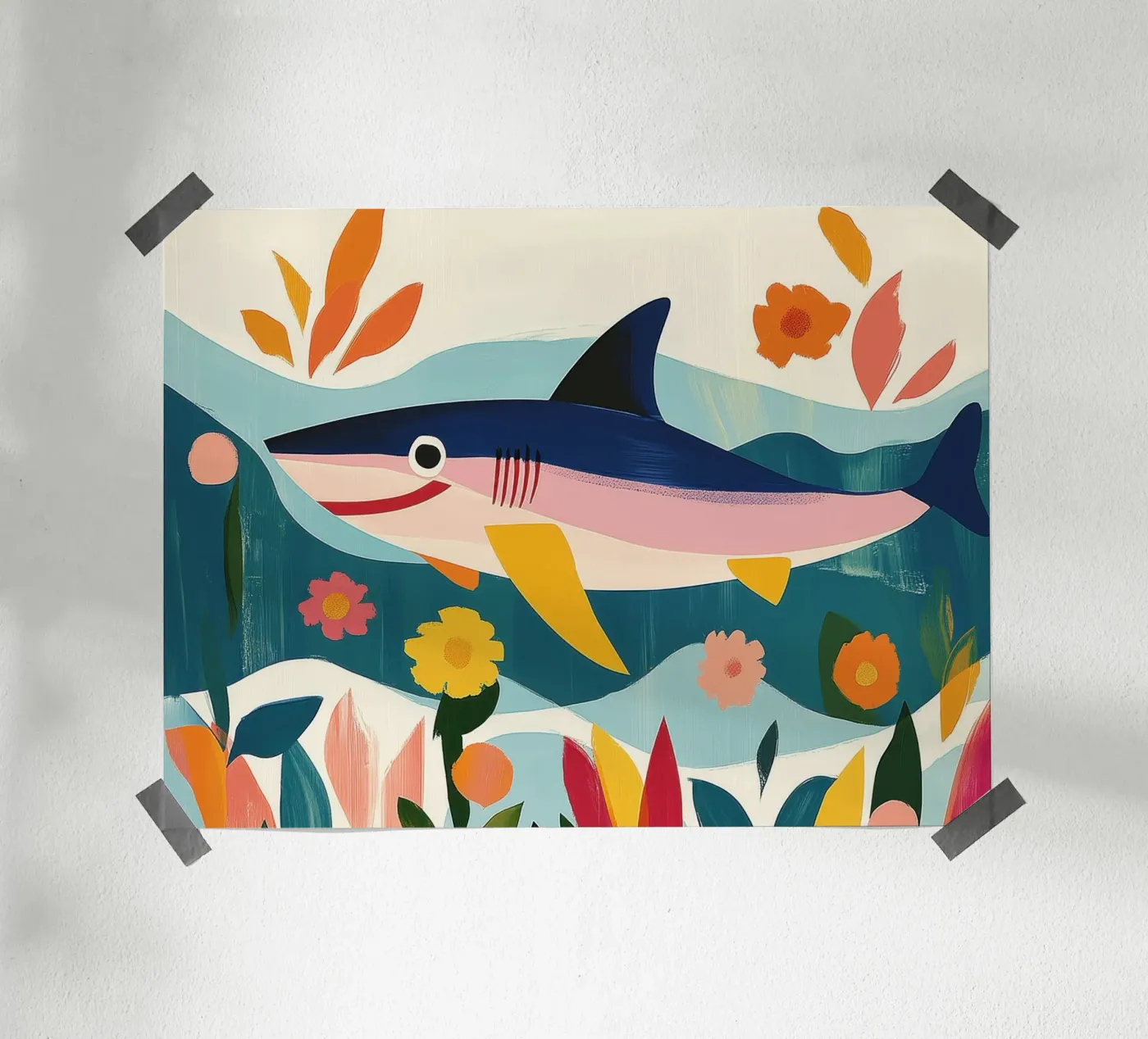 Smiling Shark poster da Kiara