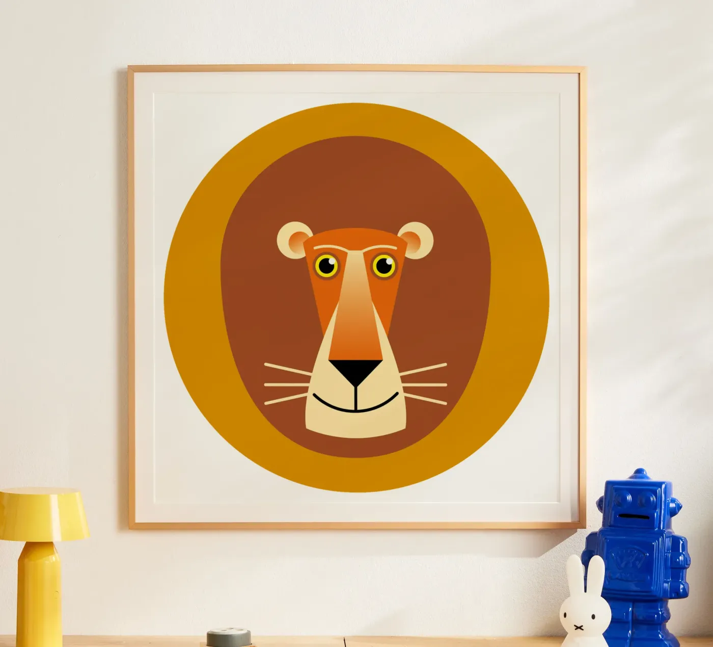 Löwe Poster von Looks n Brains