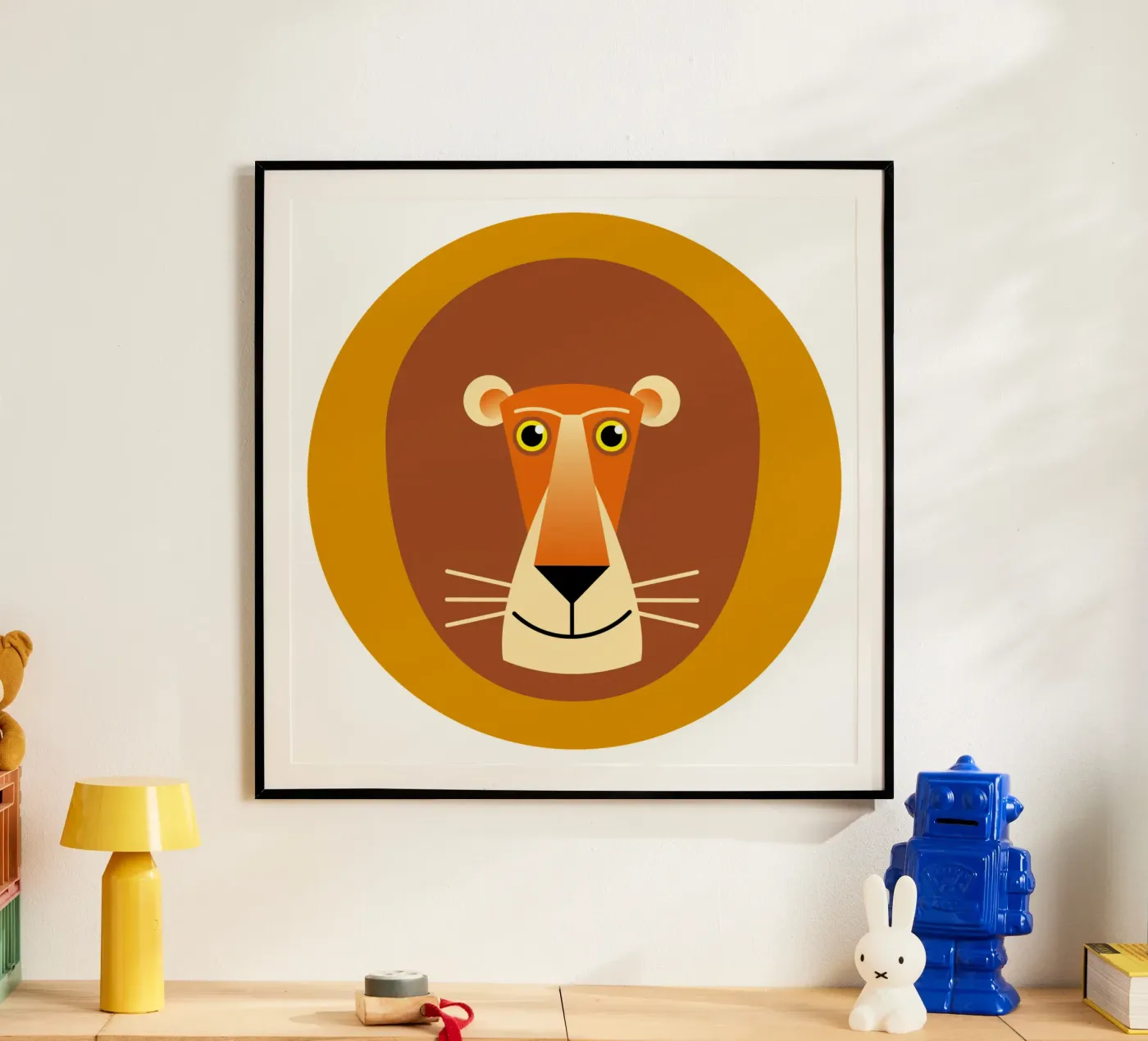 Löwe Poster von Looks n Brains