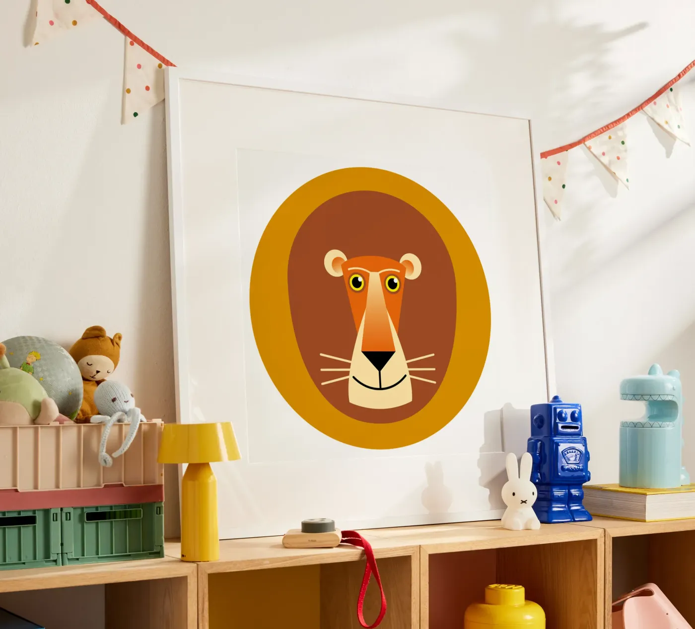 Löwe Poster von Looks n Brains