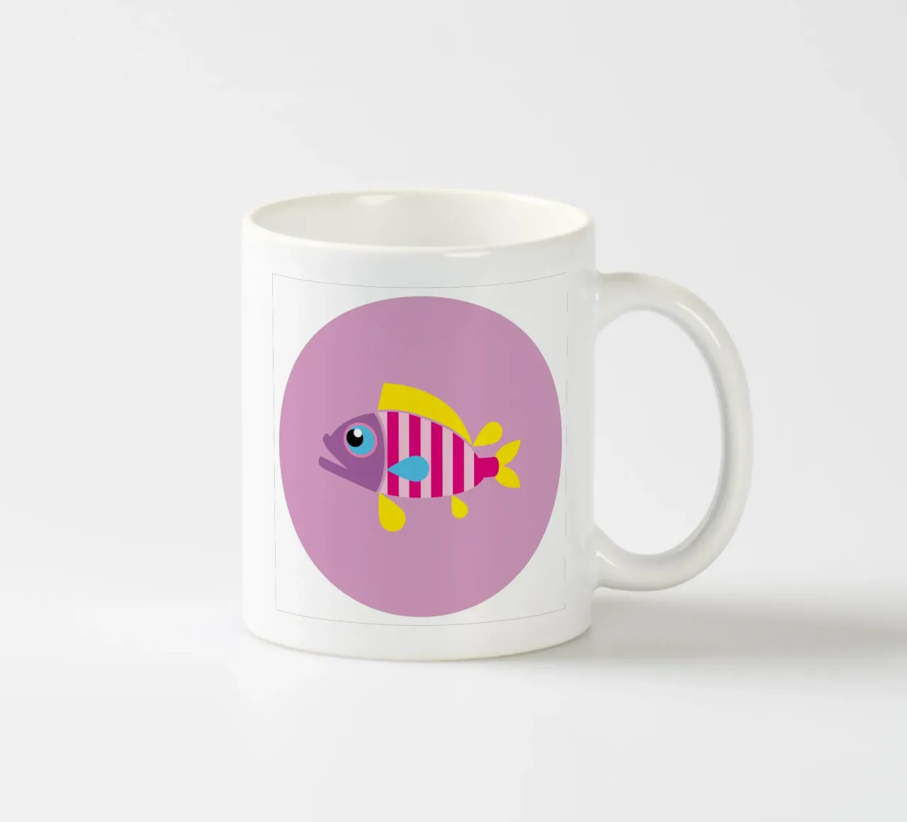 Pesce corallo tazza in ceramica da Looks n Brains