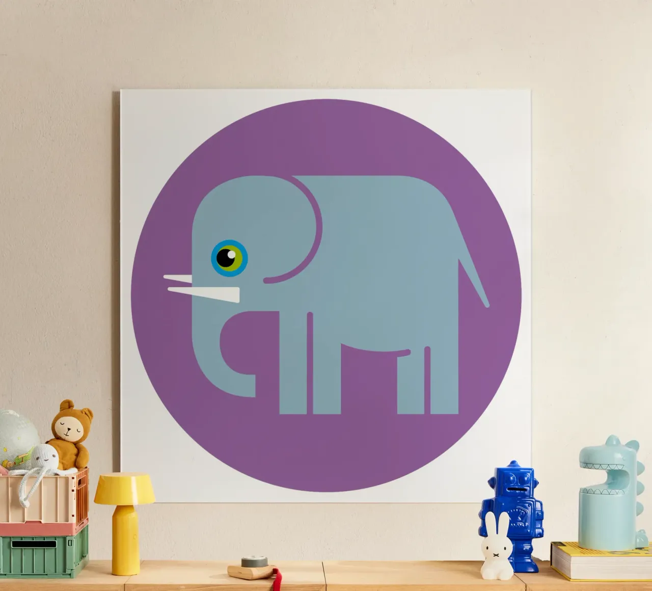 Éléphant plexiglas de Looks n Brains