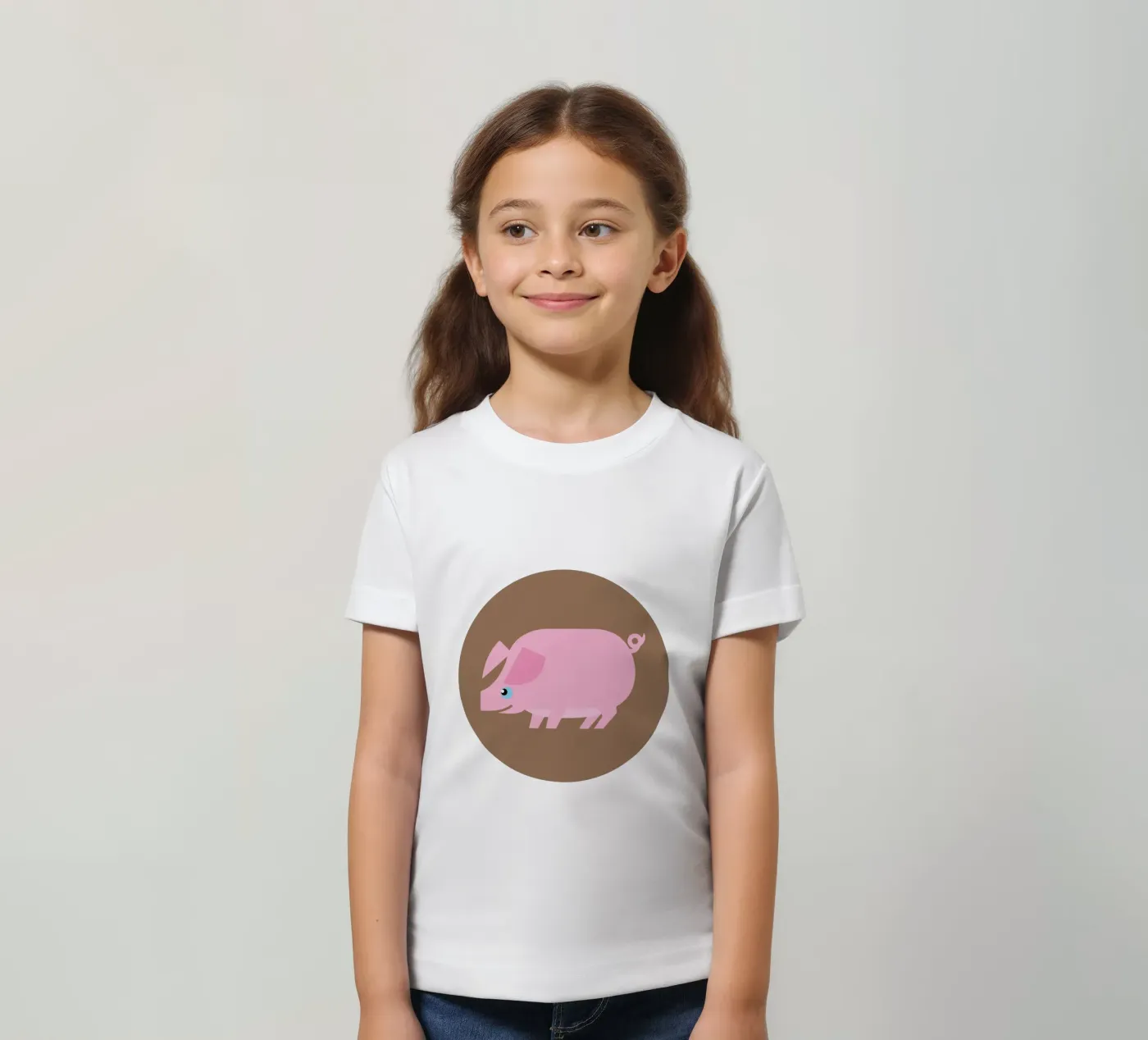Maiale t-shirt bambini da Looks n Brains