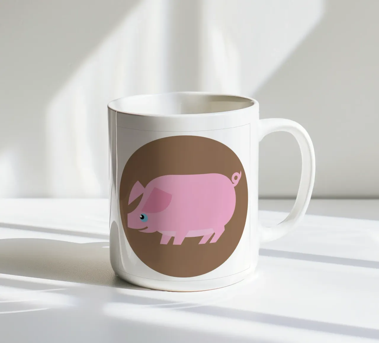 Maiale tazza in ceramica da Looks n Brains