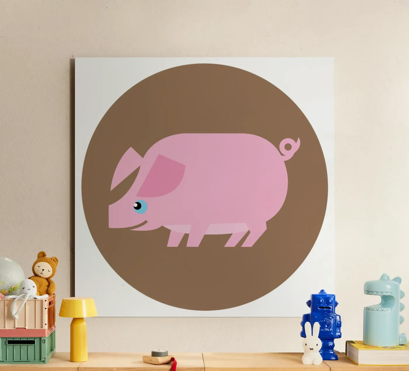 Pig alluminio dibond da Looks n Brains