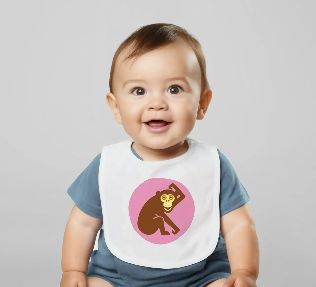 Affe bavaglino da Looks n Brains