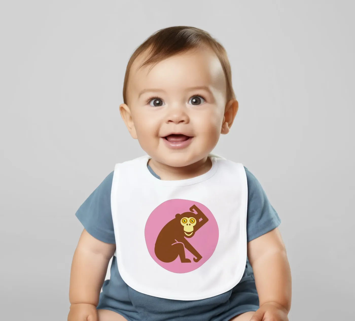 Affe bavaglino da Looks n Brains