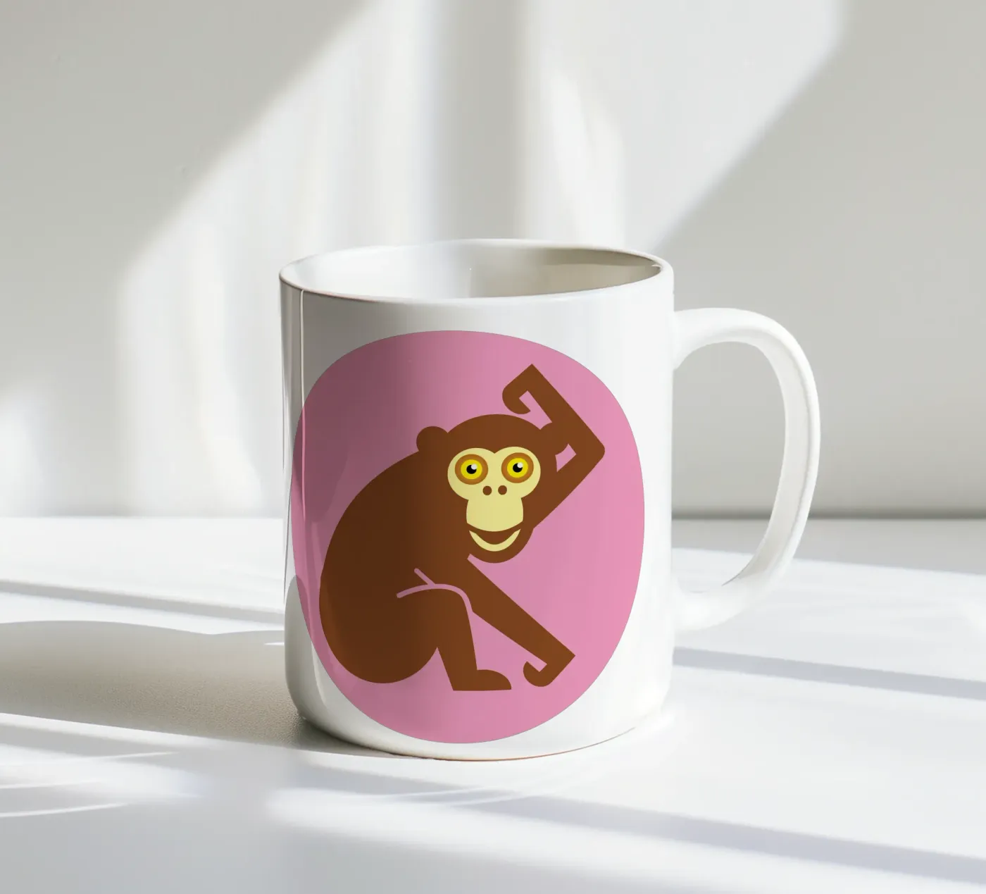 Affe Keramik Tasse von Looks n Brains