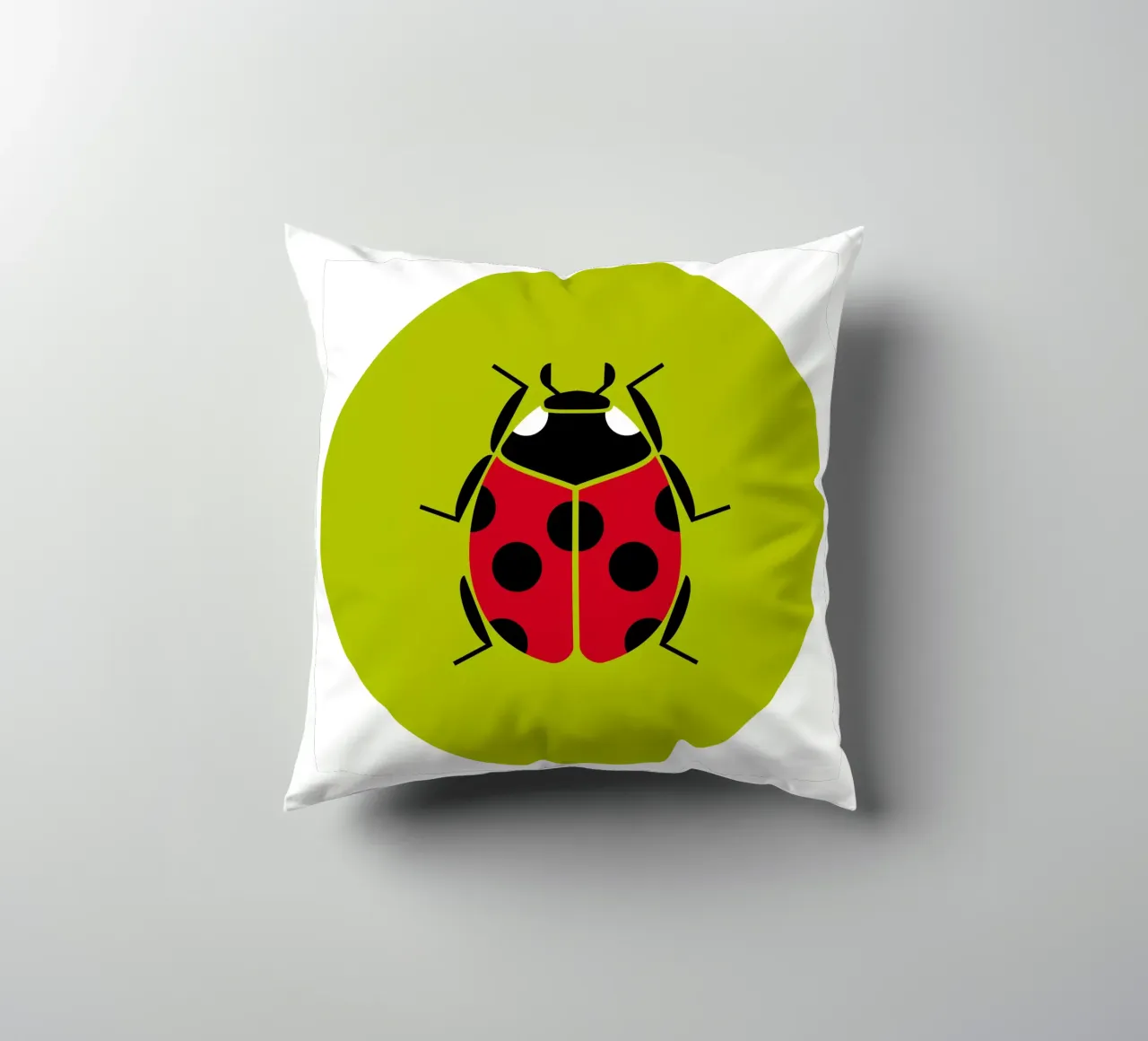 Coccinella cuscino da Looks n Brains