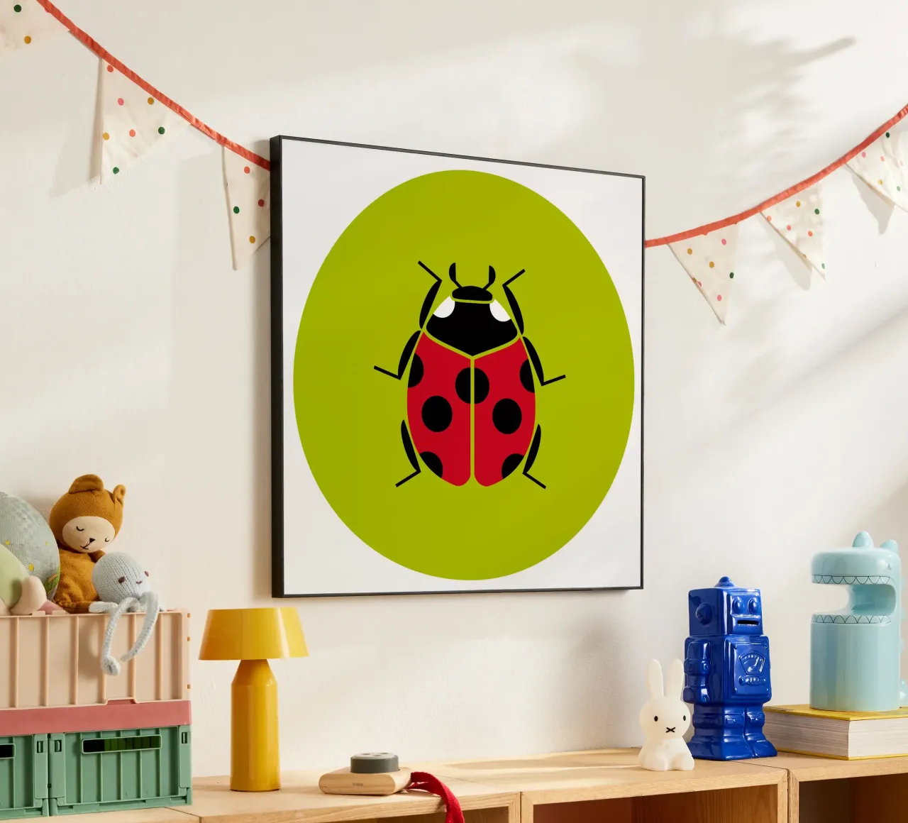 Coccinella alluminio dibond da Looks n Brains