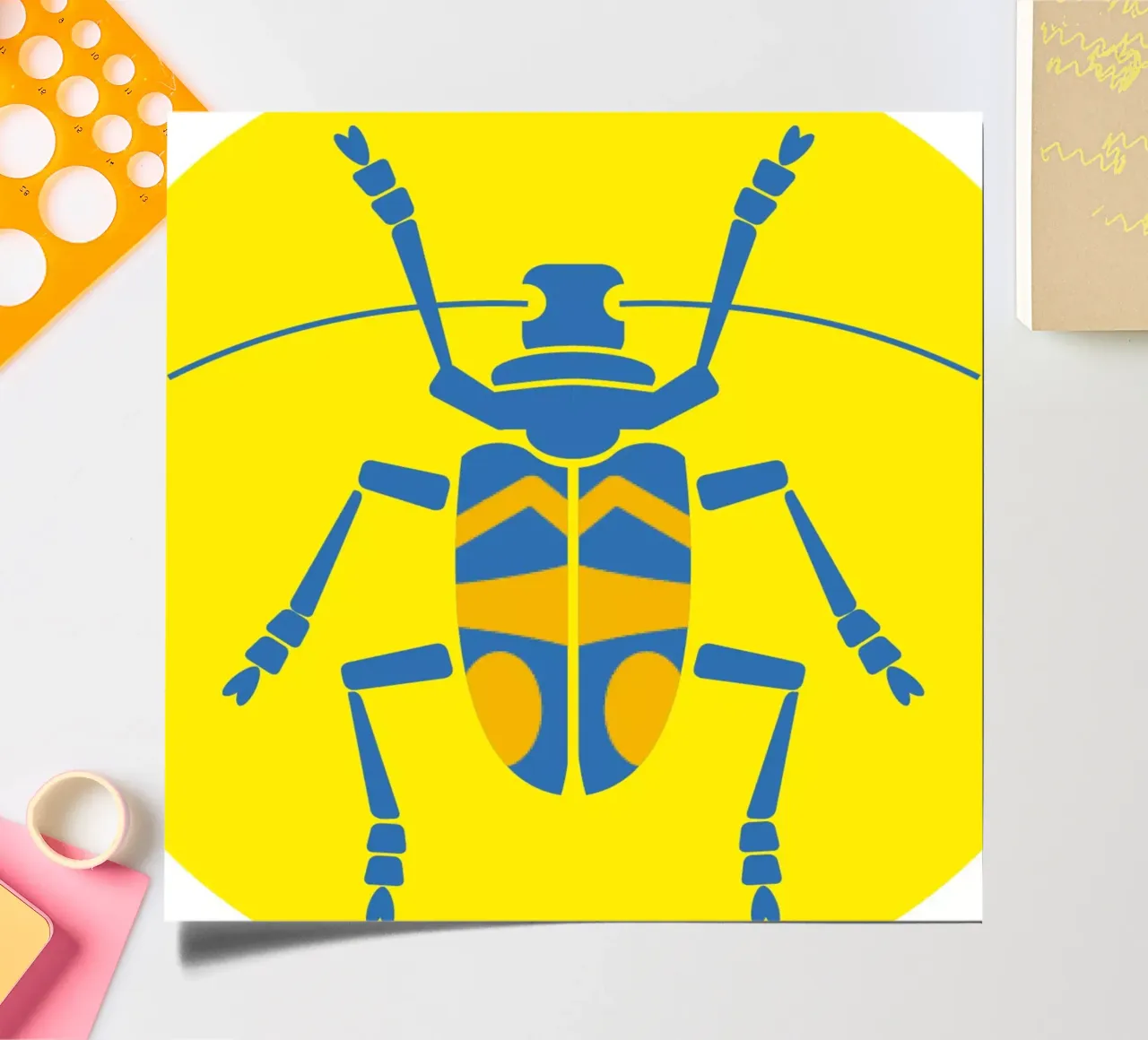 Beetle sticker sheet by Looks n Brains