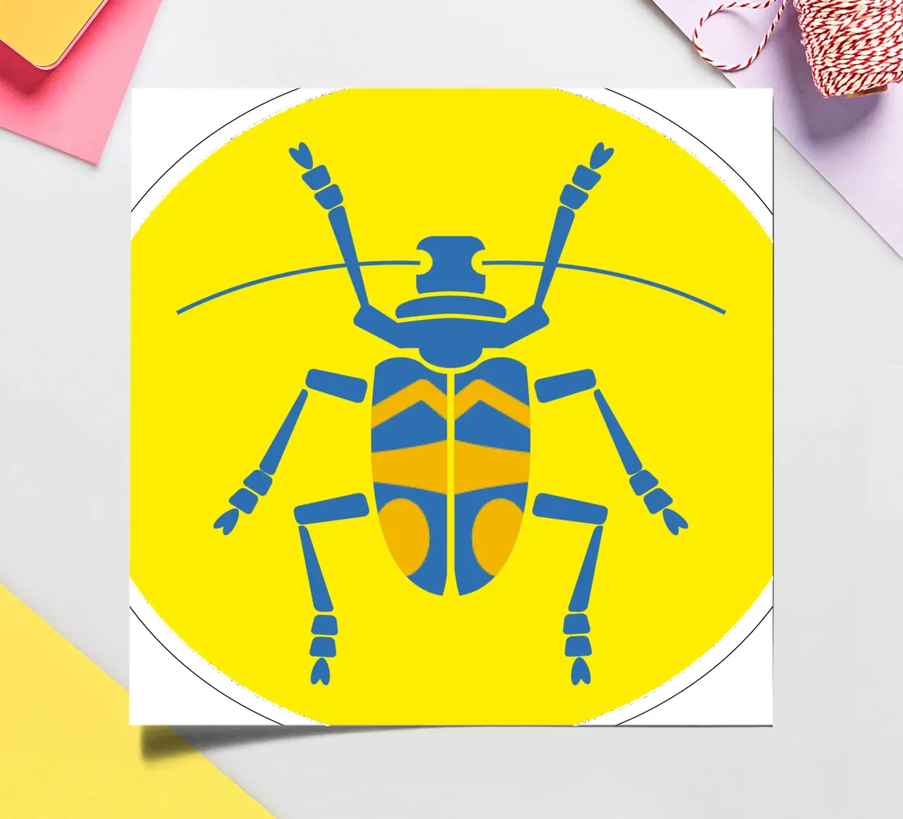 Beetle sticker sheet by Looks n Brains