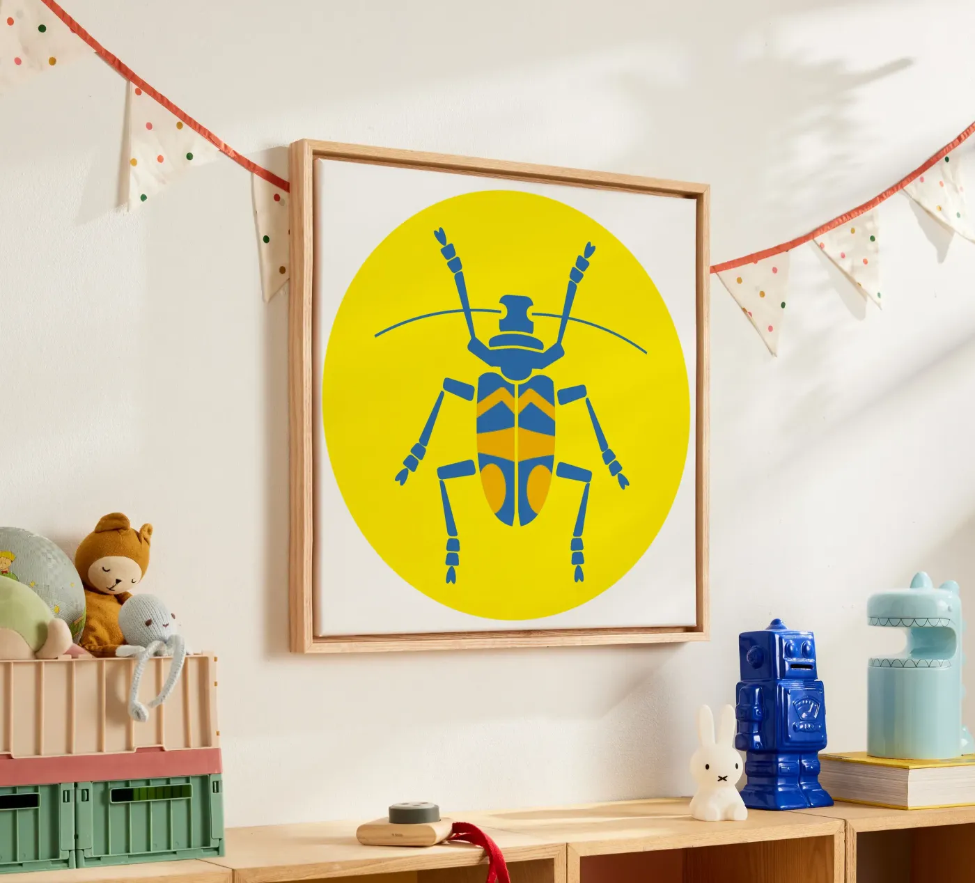 Beetle canvas by Looks n Brains