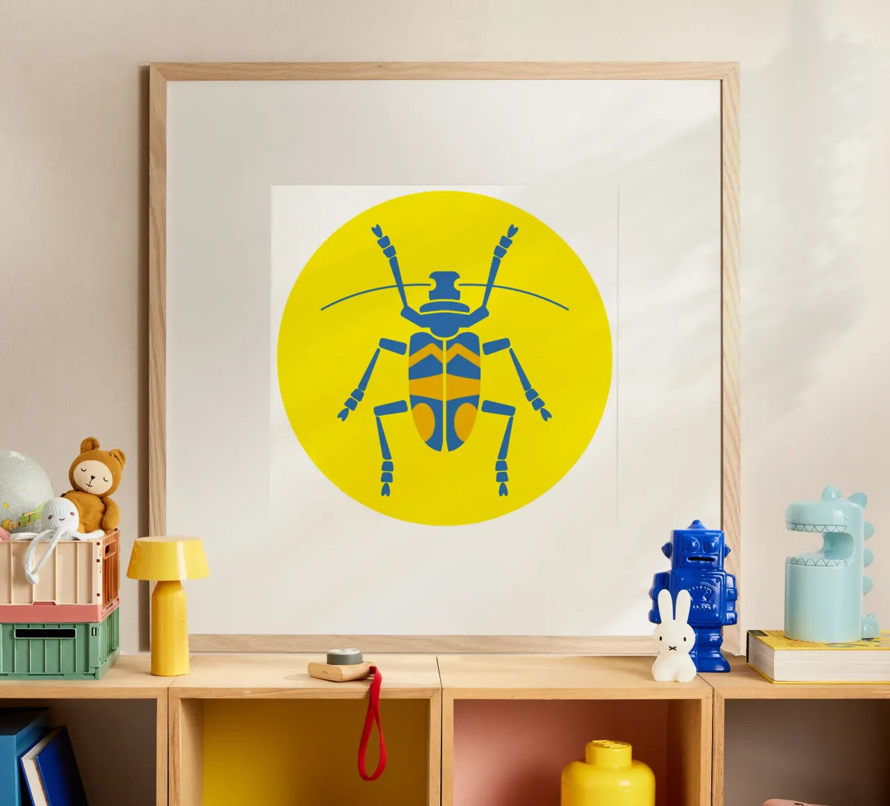 Beetle poster by Looks n Brains