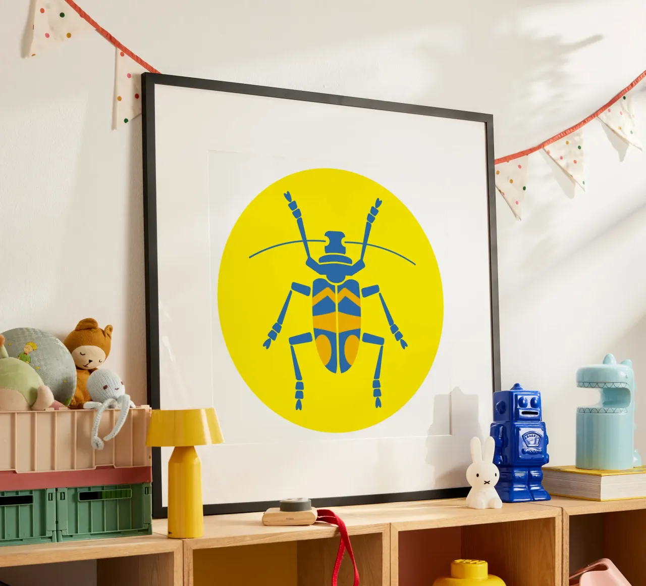 Beetle poster by Looks n Brains