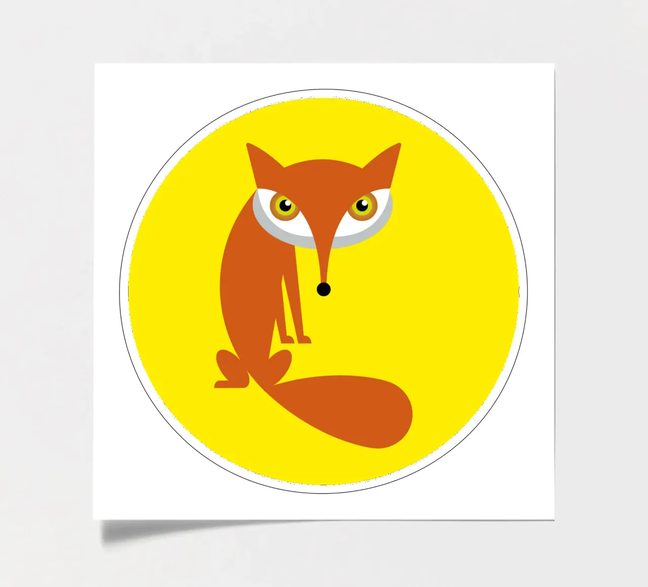 Fox sticker sheet by Looks n Brains