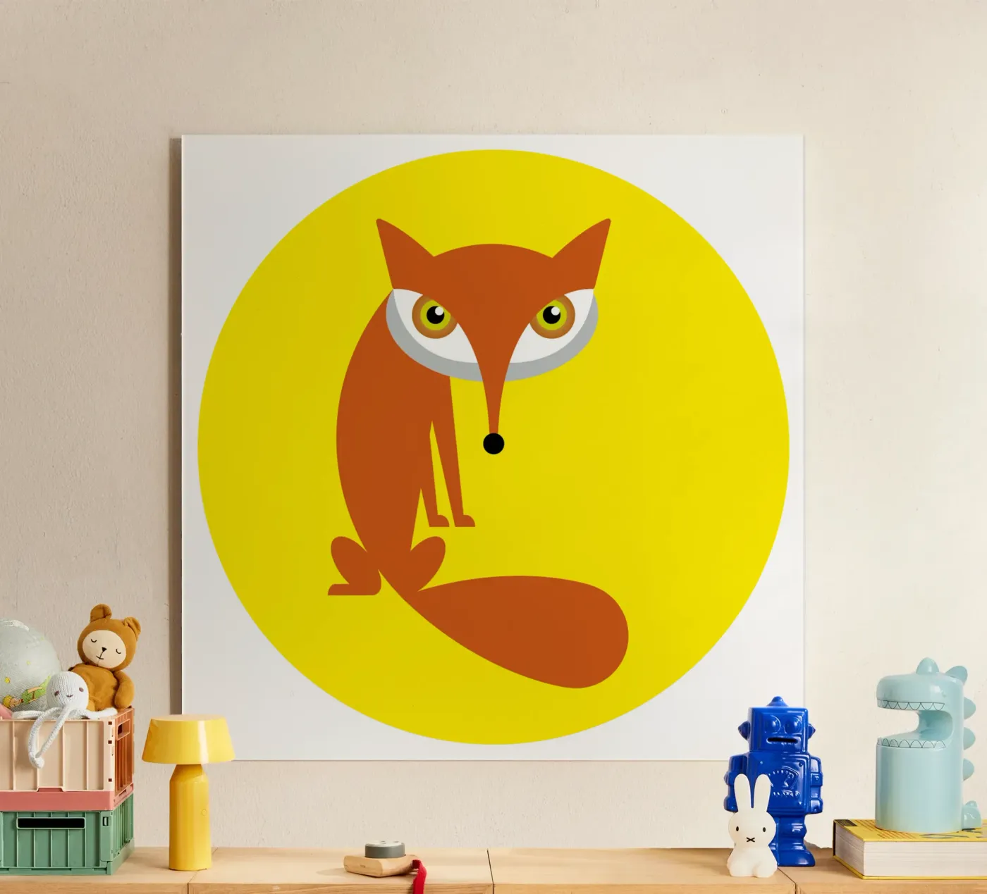 Renard plexiglas de Looks n Brains