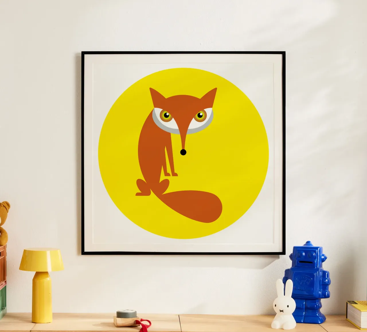 Fox poster by Looks n Brains