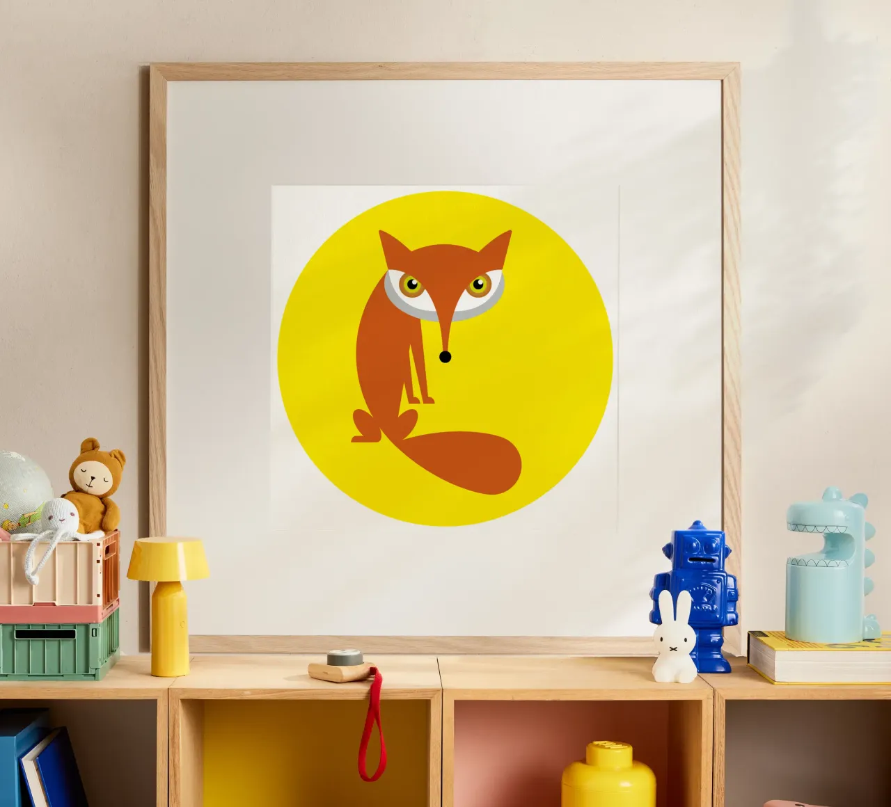 Fox poster by Looks n Brains