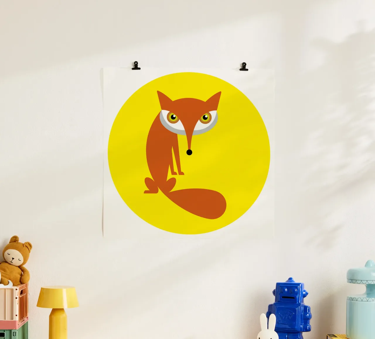Fox poster by Looks n Brains
