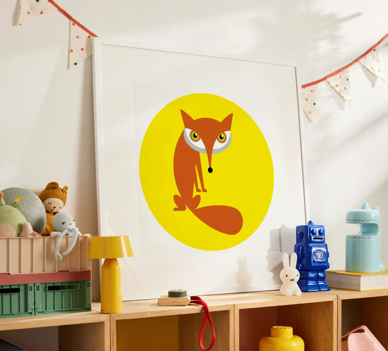 Fox poster by Looks n Brains