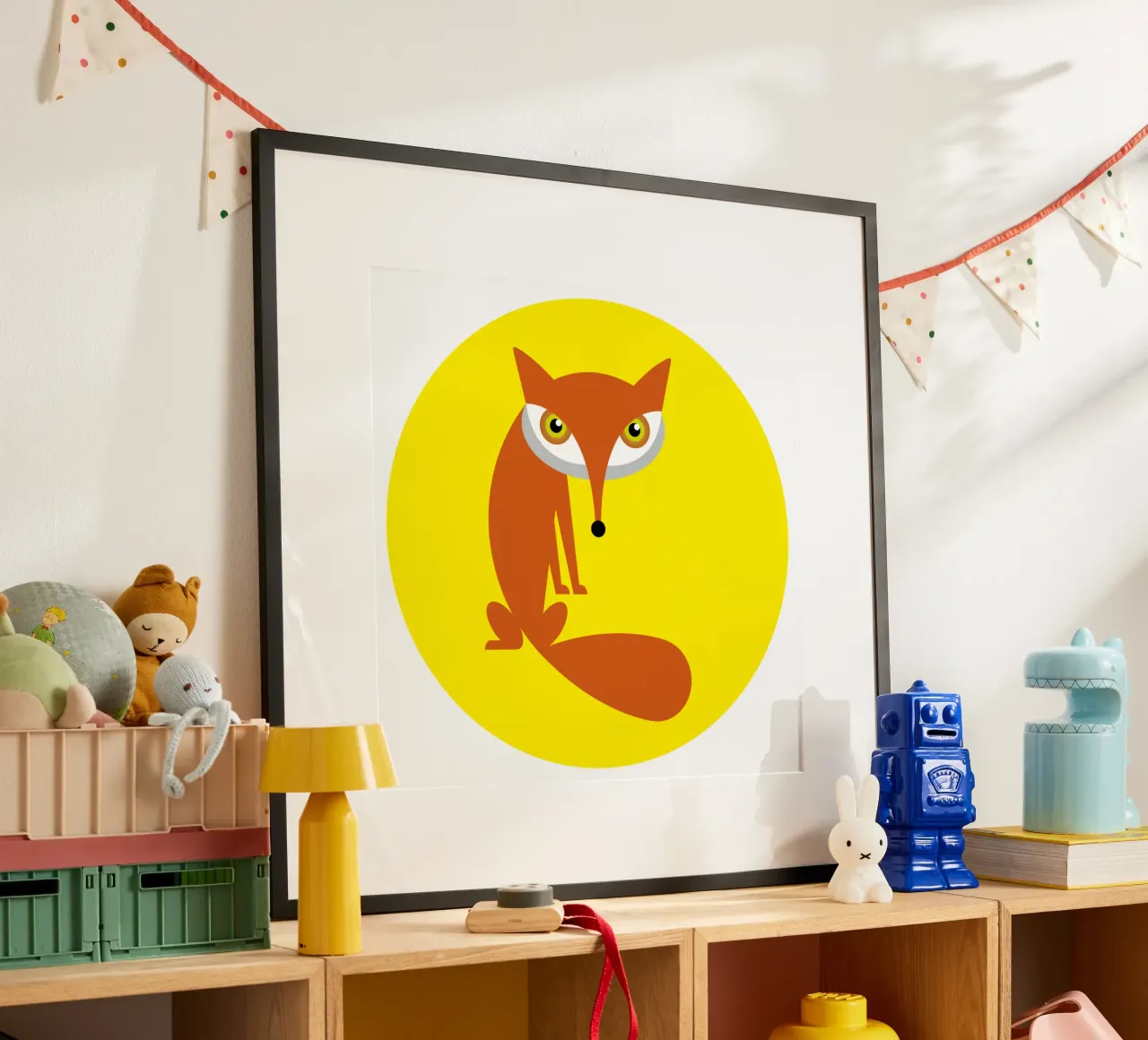 Fox poster by Looks n Brains