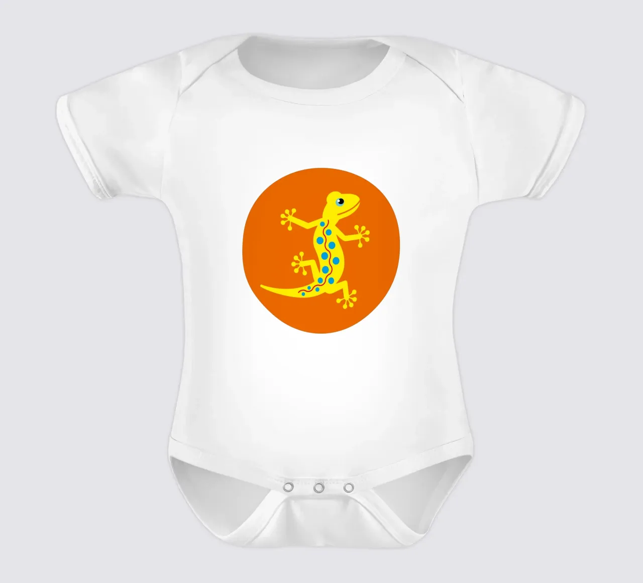 Geco body neonato maniche corte da Looks n Brains
