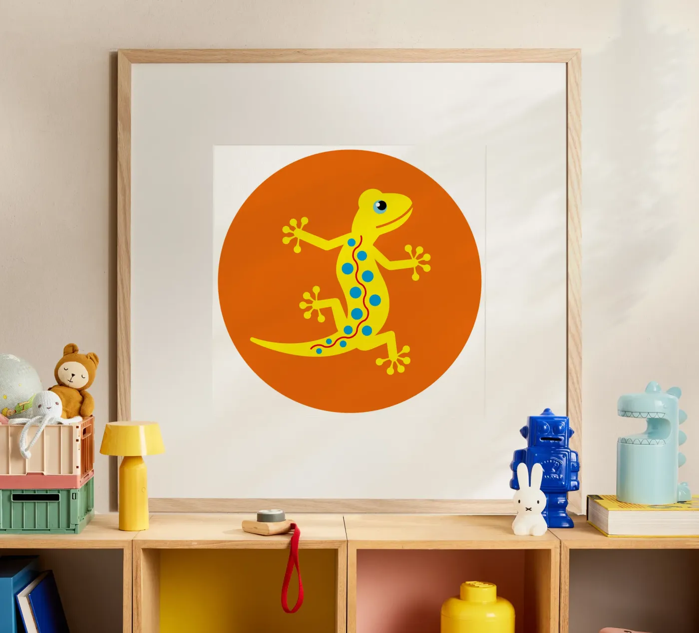 Gecko poster da Looks n Brains