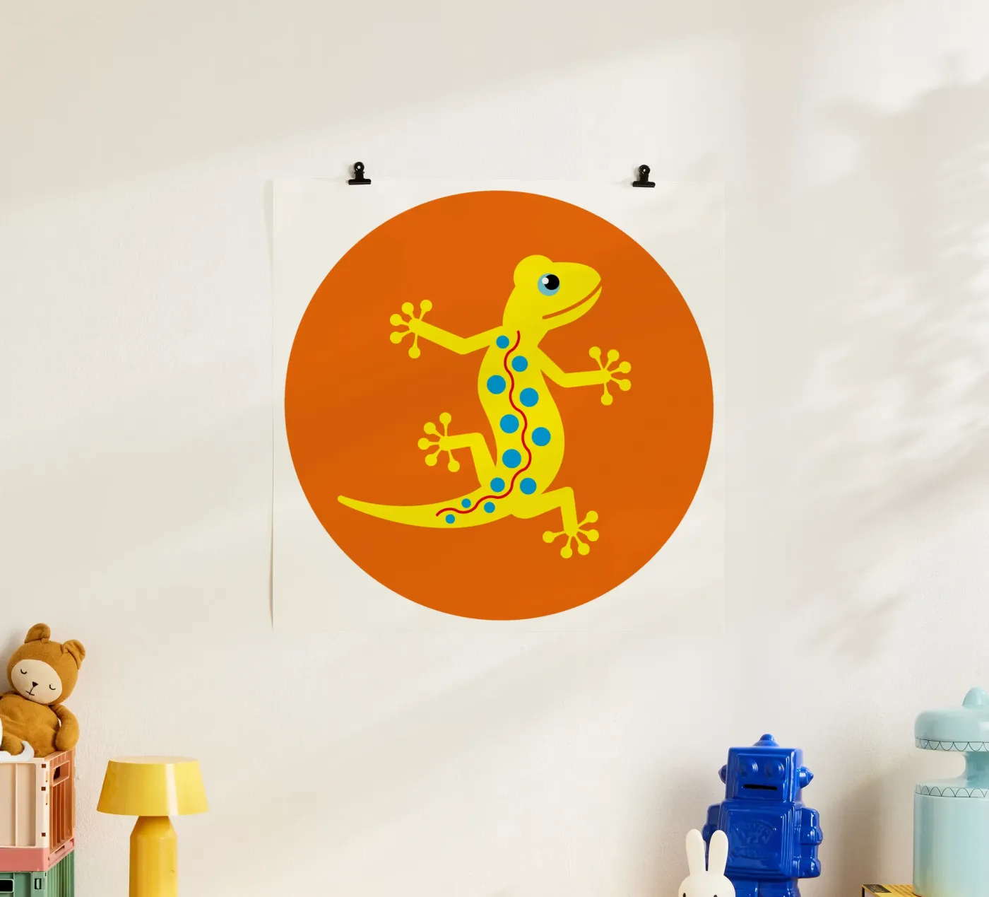 Gecko poster da Looks n Brains