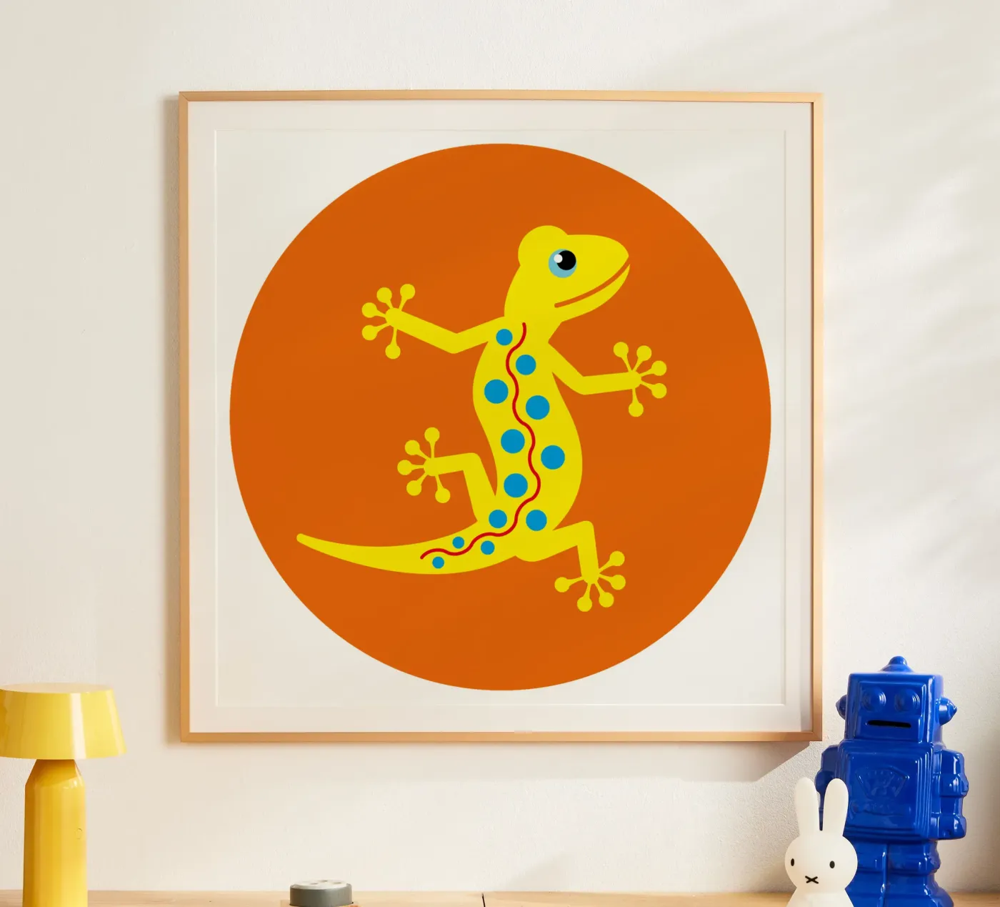 Gecko poster da Looks n Brains