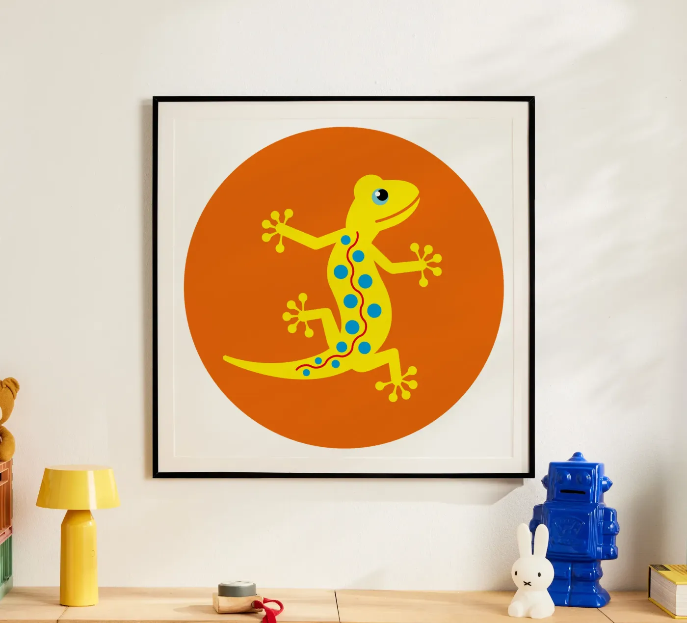 Gecko poster da Looks n Brains